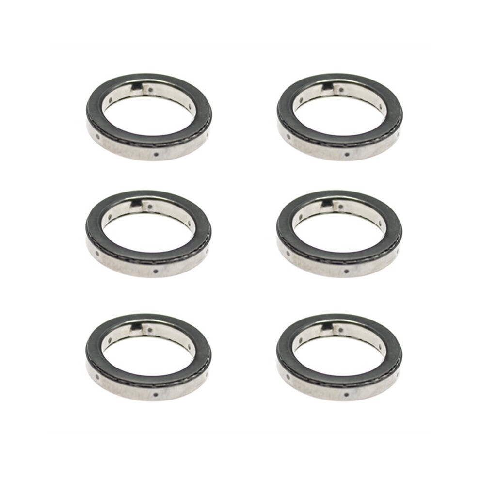 6Pcs 13537577649 Car Engine Fuel Injector Sealing Ring Fuel Injector Retaining Bracket For N55 N20 4711602931116