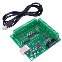 MACH3 CNC USB 100Khz Breakout Board 4 Axis Interface Driver Motion Controller, CNC Motion Control Card for Stepper Motor