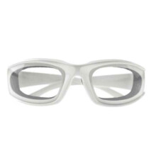 (White, One Size) Kitchen Onion Goggles Anti-Tear Cutting Chopping Eye Protect Glasses