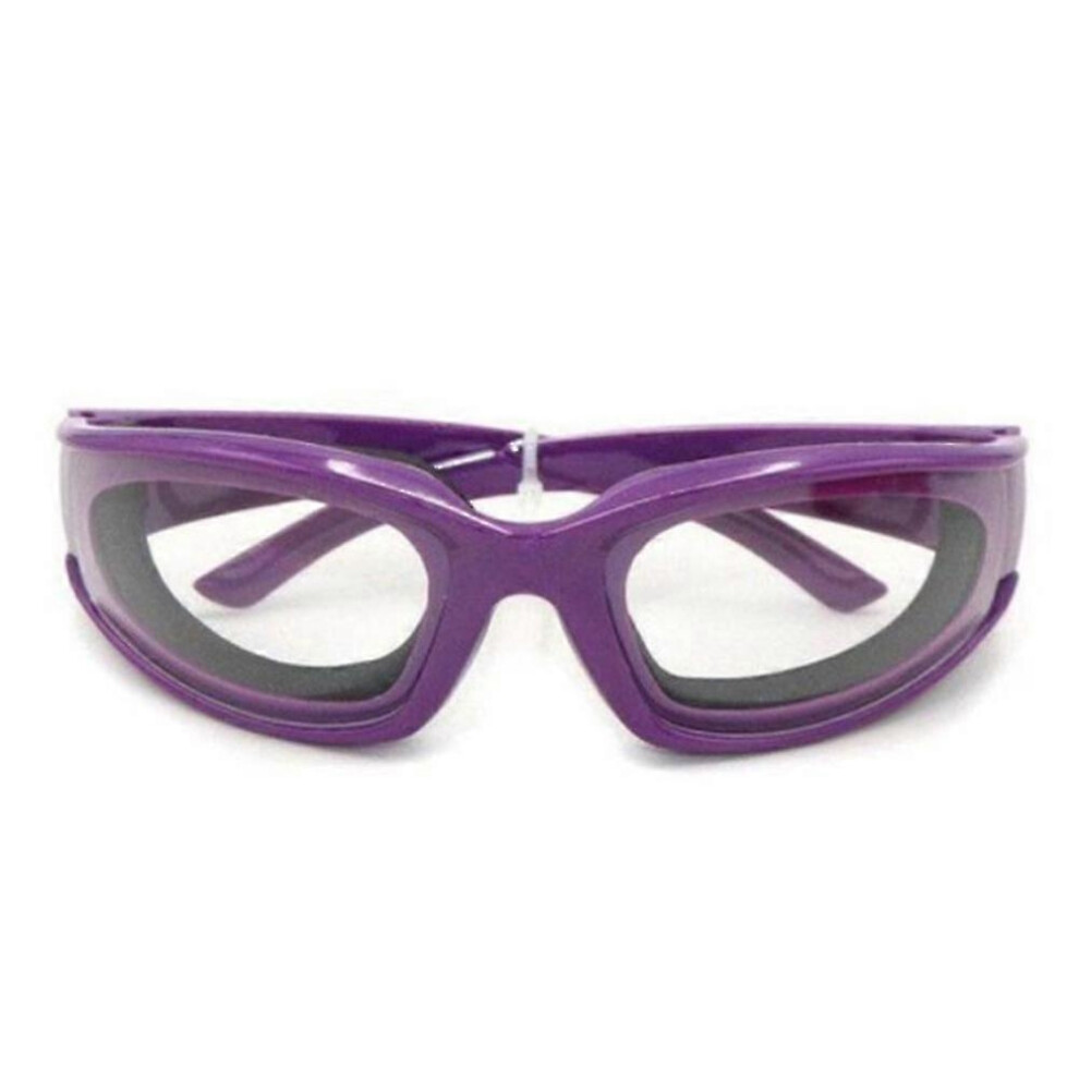Purple (, One Size) Kitchen Onion Goggles Anti-Tear Cutting Chopping Eye Protect Glasses