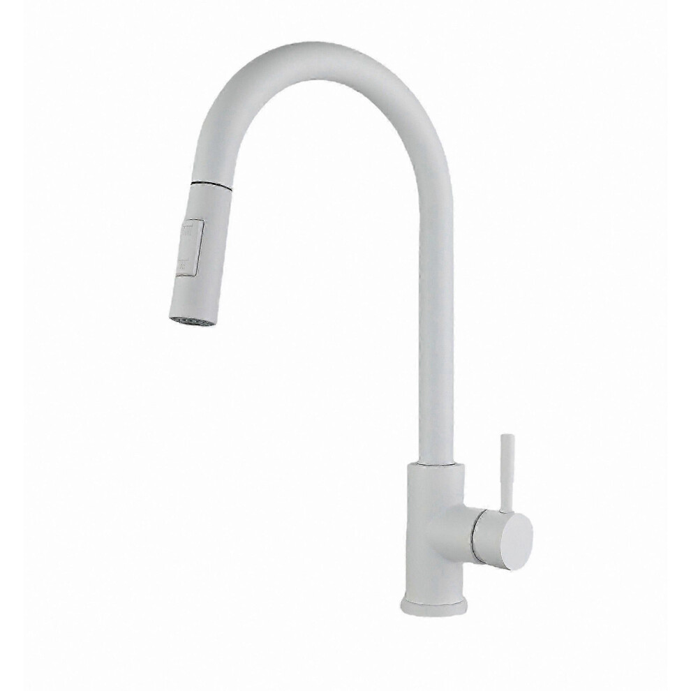 (White) Touch Sensor Kitchen Faucet, 360 Rotary Stainless Steel Sink Mixer With Detachable Gold Sensor, Modern Sensing Crane Faucet 6271531148378