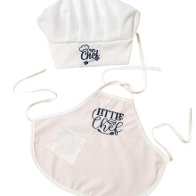 Unisex Baby Cook Costume Set Includes Apron And Cap For-Blue