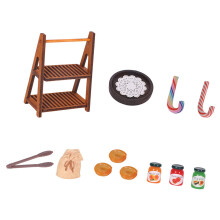 Wood Pastries Mini Dessert Bread For Dollhouses Parties-dessert