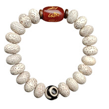 Natural Star Moon Bodhi Wheel Bead Bracelet Daily-Section 1