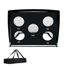Lightweights soccers Goal Foldable Design-Black 150X90X90 mode