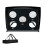 Lightweights soccers Goal Foldable Design-Black 150X90X90 mode 1