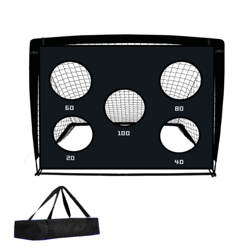 Lightweights soccers Goal Foldable Design-Black 150X90X90 mode