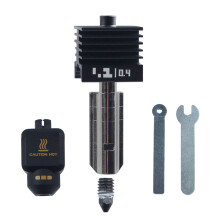 For P2S Hotend Hardened Steel 0.4mm Nozzle Hot End High-Temperature Resistant with Silicone Sleeve