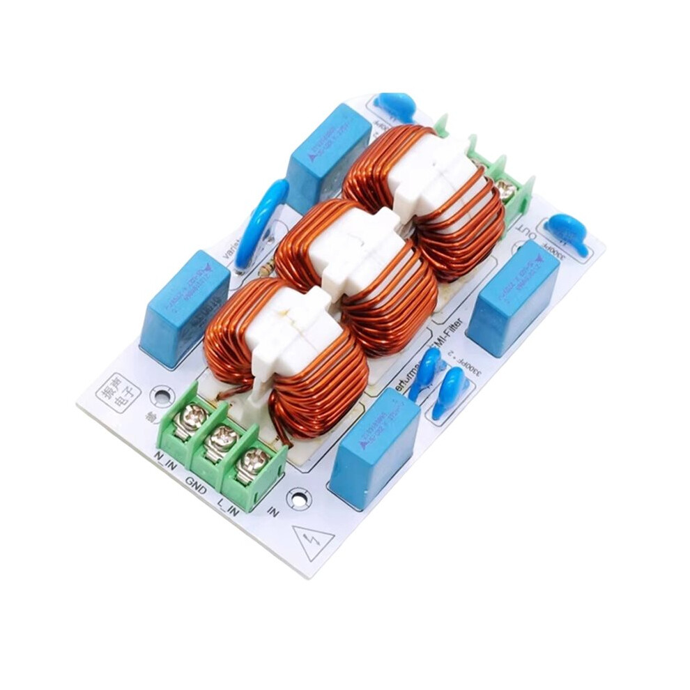 New Ac 110V 220V Emi Emc Filter Audio Power Supply Purifier Surge Overvoltage Emc Electromagnetic Interference 20A 6032129674019