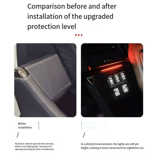 For  Alphard Vellfire 40 Series RHD Center Door Button Low to High  Button Upgrade 2