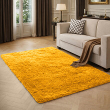 (Ochre, 120 x 170 cm) Non-Slip Runner Rugs Bedroom Living Room Door Mats
