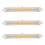 3X Dimmable R7S LED Cob 10W 118mm LED Light Bulbs Replace Halogen Lamp-Warm White Light 220V 1