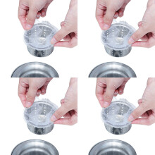 800Pcs Kitchen Sink Filter Dish Washing Sink Drain Residue Filter Garbage Bag Water Cut Bag Kitchen Shower Floor Drainer
