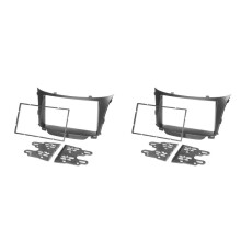 2 Set Car 2 Din Car Radio Stereo Fascia Dash Frame Panel Adaptor for  I30 2011