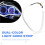 60CM Super Bright Sequential LED Flexible Daytime Running DRL Strip Tube Switchback Headlight White + Yellow 4