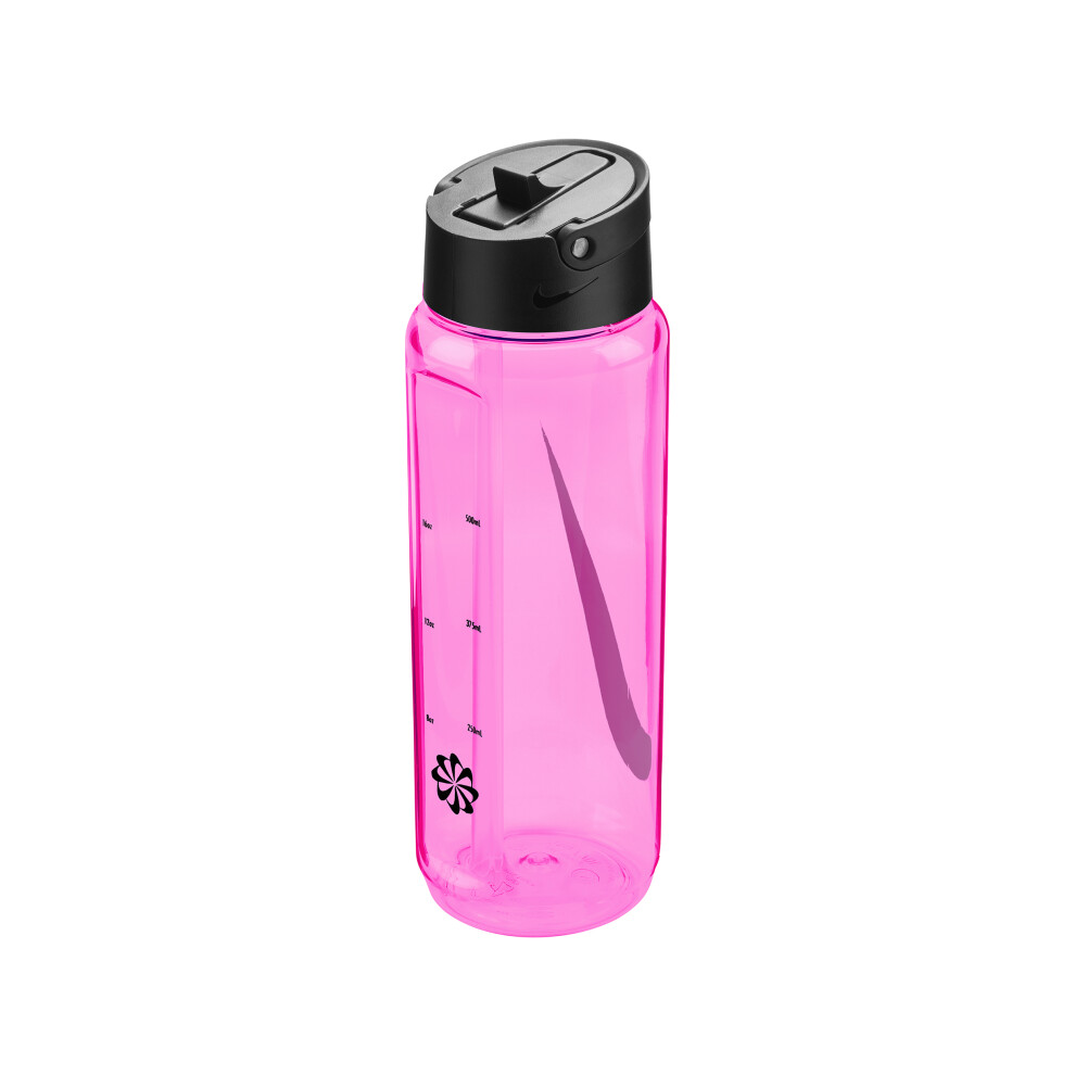 Nike Tr Renew Recharge Straw Bottle 24 Oz Pink Spell / Black / (Black)