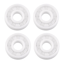 4X 608 Full Ceramic Bearing ZrO2 Bearing 8mmx22mmx7mm Zirconia Oxide Bearing
