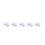 50 Pcs Axial Lead Ceramic Cement Resistor 0.5 Ohm 5W 1