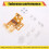 For GBC Button Light Assembly LED Color Button Mot Kit Flex Cable for Game Boy Color 4
