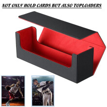 4X Card Toploader Storage,Trading Cards Holding Box for 300+ Cards Top Loader for Magic Cards Baseball Cards