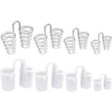 Set de 8 dispozitive anti-sforăit, 2 stiluri, 4 dimensiuni, dilatator nazal din silicon, dispozitiv nazal anti-sforăit pentru un somn mai