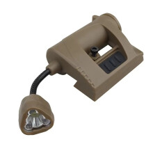 (Sand) Headlamp Hunting Helmet Flashlight Tactical Helmet Head Light For MPLS CHARGE