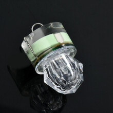 (green) New Mini fishing light small illuminating LED Deep Drop Underwater Diamond Flash Fishing Light Squid Fishing bait