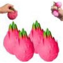 4 ks obrovské dračie ovocie, pomaly rastúce, jumbo ovocie, odbúravanie stresu, senzorické stláčanie pre dospelých
