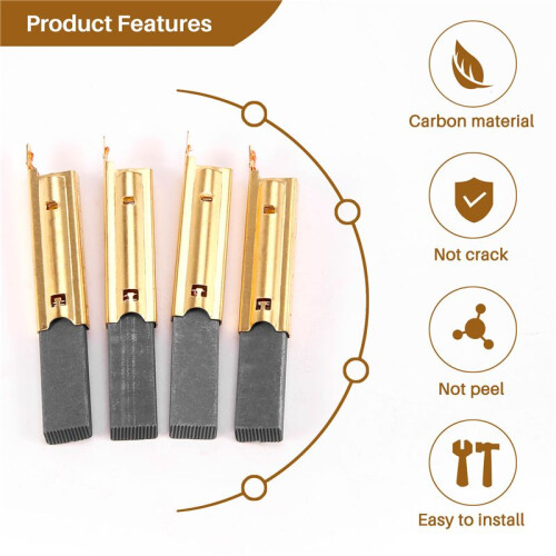 4Pcs/Set Washing Machine Motor Carbon Inserts Brushes L94MF7 for 1
