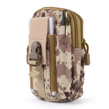 (Digital 2) Camouflage Tactical Waist Bag Handbag Cell Phone Bag Running Hanging Bag Outdoor