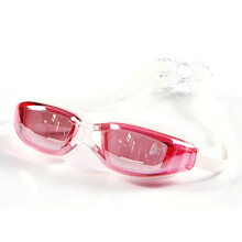 (Pink) Unisex Swimming Glasses Anti-fog Anti-UV Adjustable Diving Goggles Leak-Proof