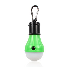 (Green) Portable Lantern Mini Tent Light 3 Modes LED Bulb Emergency Lamp Handheld Work Light Waterproof Hanging Hook Camping Flashlight