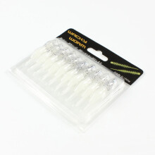 (2) 50mm Soft Lure Set - 10pcs Shad Silicone Wobbler Bait, Artificial Fishing Lures