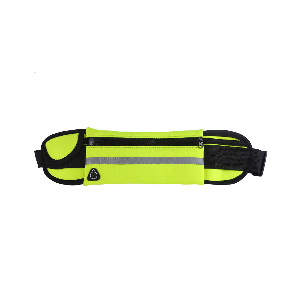 (Green) Running Pouch Belt Waist Bag Workout Fanny Pack Jogging Pocket Cell Phone Holder