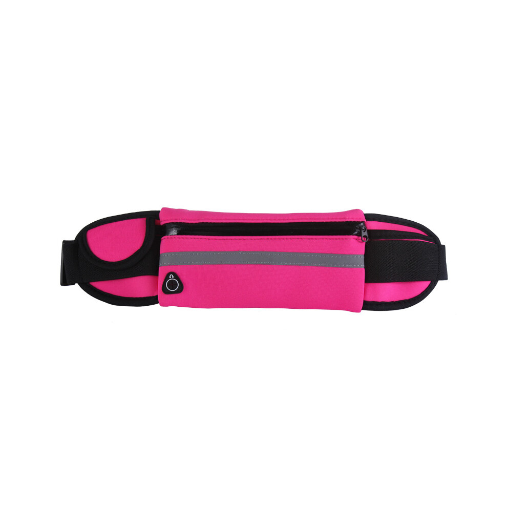 (Blue) Running Pouch Belt Waist Bag Workout Fanny Pack Jogging Pocket Cell Phone Holder