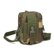 (Camouflage 4) Outdoor Hunting Sports Phone Pouch Running Belt Bag Holster With Shoulder Strap