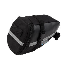 600D Handmade Leather Bicycle Saddle Bag MTB Mountain Road Bicycle Cushion Bag