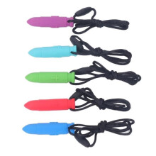 Pingente sensorial mastigável, colar sensorial mastigável para bebês, 5 peças, portátil, alívio, conjunto para cuidados com o bebê