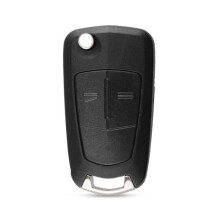 Kompatibel med nøkkelbrikkeetui med 2 knapper til Opel Astra H, Corsa D, Vectra C, Zafira, Astra Vectra og Signum (2 knapper)