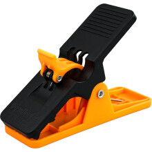 (Black+Orange) Golf Cigar Holder Indoor Outdoor Golf Cigar Clip Cigarette Holder Abs Clamp