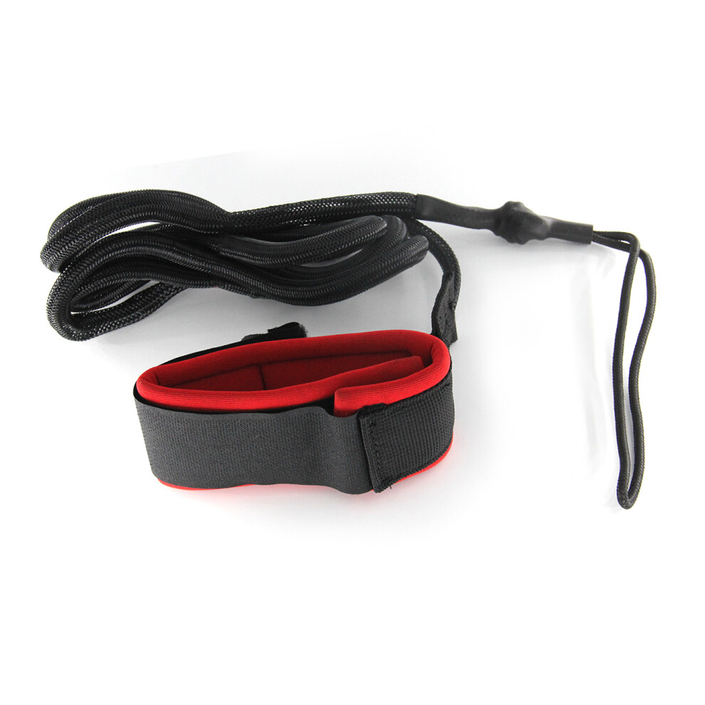 Black/Red ( And Red) Ankle Strap Stand Up Paddle Pvc Protection Sticker Foot Rope Surfboard Leash