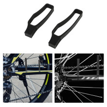 (Black) ENLEE E-6435469 1pair Bicycle Chain Guard Mountain Road Bike Chapter Protector