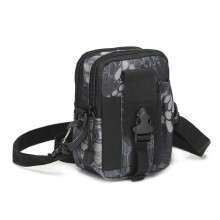 (Python Black) Outdoor Hunting Sports Phone Pouch Running Belt Bag Holster With Shoulder Strap