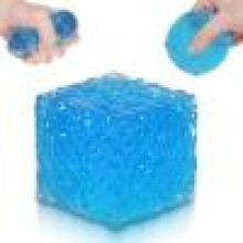 Cubo de hielo escarchado con forma de panal, juguete blando de 5 cm, de crecimiento lento, para aliviar el estrés y estimular los sentidos e
