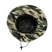 Cotton Bucket Hat Boonie with Visor - Summer Camo Fishing & Camping Cap for Men