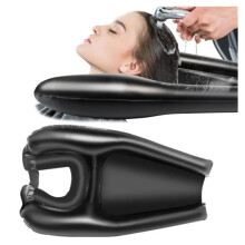 Draagbare shampoobak - Niet gespecificeerd - Zwart - Comfortabel - Lichtgewicht - Opblaasbaar