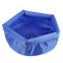 (blue) Compact Lightweight Durable Collapsible Bucket - Portable Folding Water Container