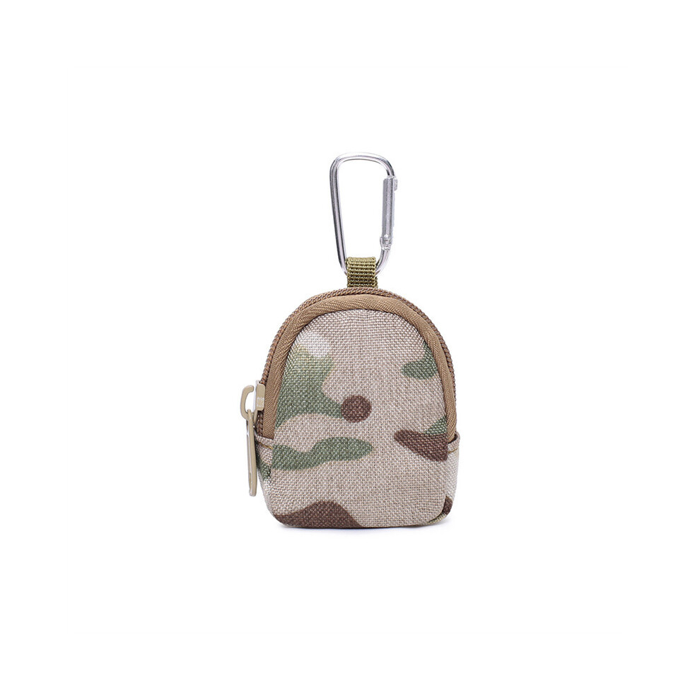 (Camouflage) Mini Utility Edc Molle Tactical Keychain Zipper Holder Coin Purses Key Wallet 110691548832