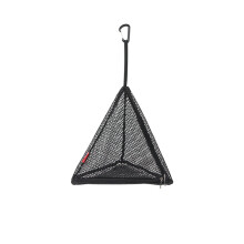 (S) Triangular Zip Hanging Net Camping Portable Folding Storage Basket Drying Net Bag PVC Hanging Net Storage Net