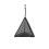 (S) Triangular Zip Hanging Net Camping Portable Folding Storage Basket Drying Net Bag PVC Hanging Net Storage Net 1